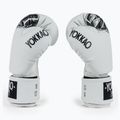 Rękawice bokserskie YOKKAO Lettering Boxing white 4