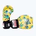 Rękawice bokserskie męskie YOKKAO Wax yellow 3