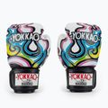 Rękawice bokserskie męskie YOKKAO Flames white 2