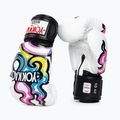 Rękawice bokserskie męskie YOKKAO Flames white 2