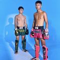 Spodenki treningowe meskie YOKKAO Original Muay Thai green 8