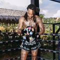 Spodenki treningowe męskie YOKKAO Khalifa Kush Muay Thai black 5
