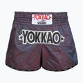 Spodenki treningowe męskie YOKKAO Lunar Muay Thai iridescent blue grey