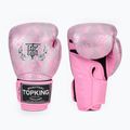 Rękawice bokserskie Top King Muay Thai Super Star Air pink/silver