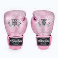 Rękawice bokserskie Top King Muay Thai Super Star Air pink/silver 2