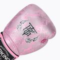 Rękawice bokserskie Top King Muay Thai Super Star Air pink/silver 5