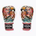 Rękawice bokserskie Top King Boxing Culture white/red TKBGCT-SL-1C1