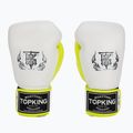 Rękawice bokserskie Top King Boxing Reborn white/yellow