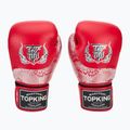Rękawice bokserskie Top King Muay Thai Power Snake red/silver 2