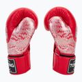 Rękawice bokserskie Top King Muay Thai Power Snake red/silver 4