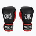 Rękawice bokserskie Top King Reborn Boxing Semi Leather black/red