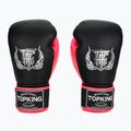 Rękawice bokserskie Top King Reborn Boxing Semi Leather black/pink