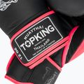 Rękawice bokserskie Top King Reborn Boxing Semi Leather black/pink 4
