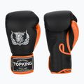 Rękawice bokserskie Top King Reborn Boxing Semi Leather black/orange