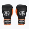 Rękawice bokserskie Top King Reborn Boxing Semi Leather black/orange