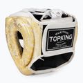 Kask bokserski Top King Super Star white/gold 3