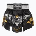 Spodenki treningowe Top King Thai Boxing black/white/gold