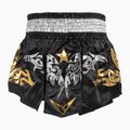 Spodenki treningowe Top King Thai Boxing black/white/gold 2