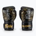 Rękawice bokserskie Fairtex Glory Kickboxing Competition Training Boxing black/gold 2