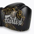 Rękawice bokserskie Fairtex Glory Kickboxing Competition Training Boxing black/gold 5