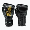 Rękawice bokserskie Fairtex Glory Kickboxing Competition Training Boxing black/silver