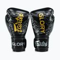 Rękawice bokserskie Fairtex Glory Kickboxing Competition Training Boxing black/silver