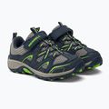 Buty turystyczne dziecięce Merrell Trail Chaser navy/green 4