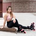 Rolki damskie K2 Trio LT 100 black/pink 8