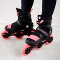 Rolki damskie K2 Trio LT 100 black/pink 9