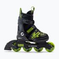 Rolki dziecięce K2 Raider black/green 2