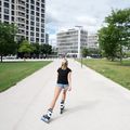Rolki damskie K2 Alexis 84 Pro grey/blue 9