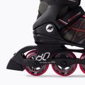 Rolki damskie K2 Alexis 80 Boa grey/pink 7