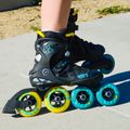 Rolki męskie K2 Vo2 S 100X Boa black/yellow/blue 9
