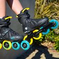 Rolki męskie K2 Vo2 S 100X Boa black/yellow/blue 10