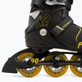 Rolki męskie K2 F.I.T. 90 Boa black/yellow 7