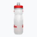 Bidon rowerowy CamelBak Podium Chill 620 ml fiery red/white 2