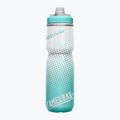 Bidon rowerowy CamelBak Podium Chill 710 ml grey/ teal stripe