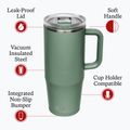 Kubek termiczny CamelBak Thrive Mug Insulated SST 950 ml moss 6