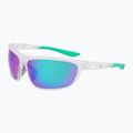 Okulary przeciwsłoneczne Nike Windtrack Run matte clear/ green mirror 3
