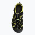 Sandały dziecięce KEEN Newport H2 black/lime green 5