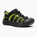 Sandały dziecięce KEEN Newport H2 black/lime green