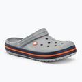 Klapki Crocs Crocband light grey/navy
