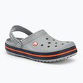 Klapki Crocs Crocband light grey/navy 2