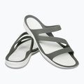 Klapki  Crocs Swiftwater Sandal W smoke/white 9