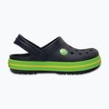 Klapki dziecięce Crocs Crocband Clog Kids navy/volt green 2