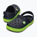 Klapki dziecięce Crocs Crocband Clog Kids navy/volt green 3