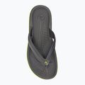 Japonki Crocs Crocband Flip graphite/volt green 6