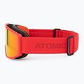 Gogle narciarskie Atomic Four HD red/red hd 4