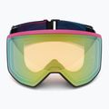 Gogle narciarskie Atomic Four Pro HD Photo green/purple/ cosmos/green gold/clear 3
