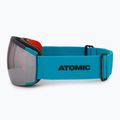 Gogle narciarskie Atomic Redster L HD teal blue/silver hd 4